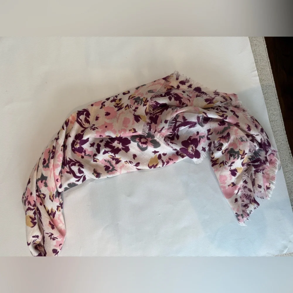 Beautiful Floral Print Women's Shawl Wrap Scarf